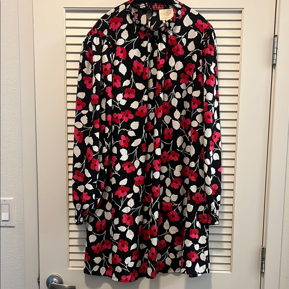 kate spade new york Vintage Fleur Crepe Dress